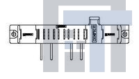 6646816-1 Сверхмощные разъемы питания CONN PIN STR SLDR FLATPAQ