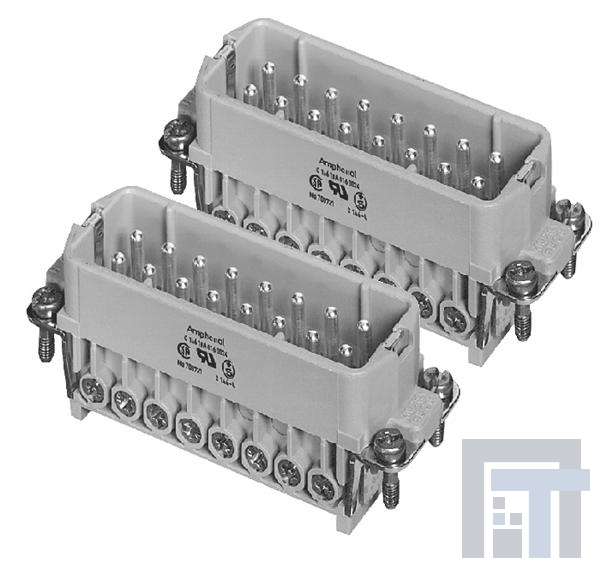 C146-10A016-104-4 Сверхмощные разъемы питания Pin Insert 16 Way Heavy Mate