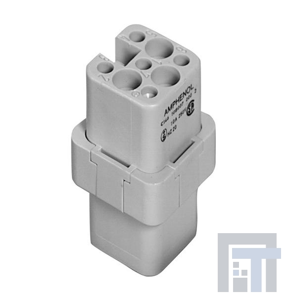 C146-10B008-000-2 Сверхмощные разъемы питания Socket Insert 8 Way Heavy Mate