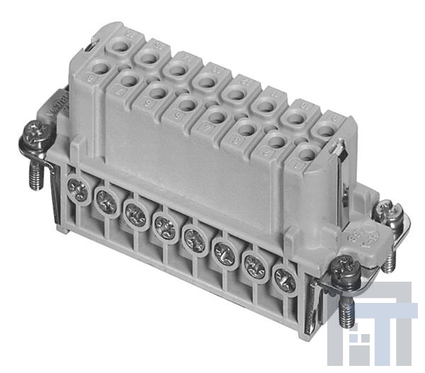 C146-10B016-002-4 Сверхмощные разъемы питания Socket Insert 16 Way Heavy Mate