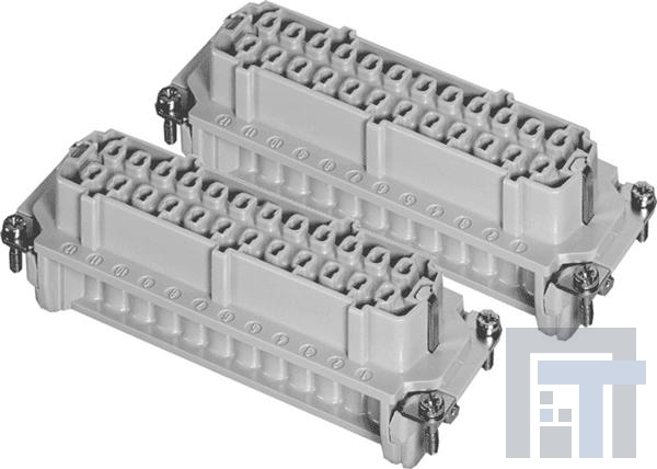 C146-10B024-005-1 Сверхмощные разъемы питания Socket Insert 24 Way Heavy Mate