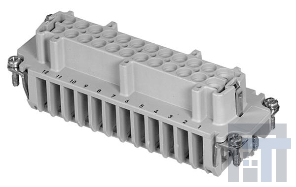C146-10B024-500-1 Сверхмощные разъемы питания Socket Insert 24 Way Heavy Mate