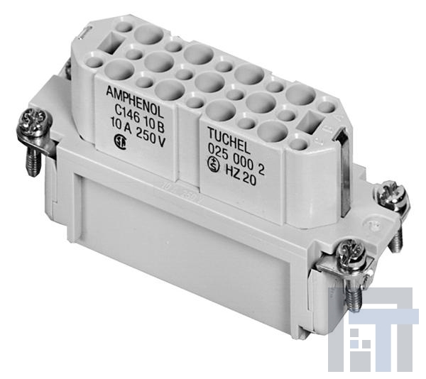 C146-10B025-500-2 Сверхмощные разъемы питания Socket Insert 25 Way Heavy Mate