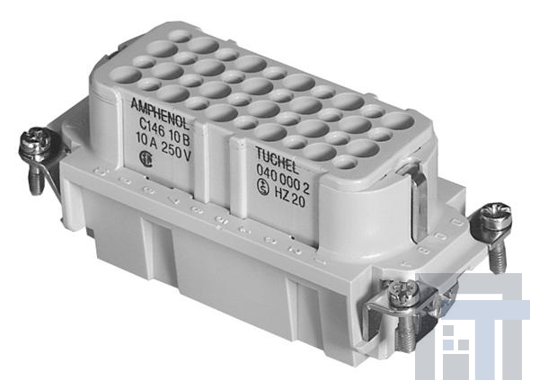 C146-10B040-060-2 Сверхмощные разъемы питания Socket Insert 2+PE Heavy Mate