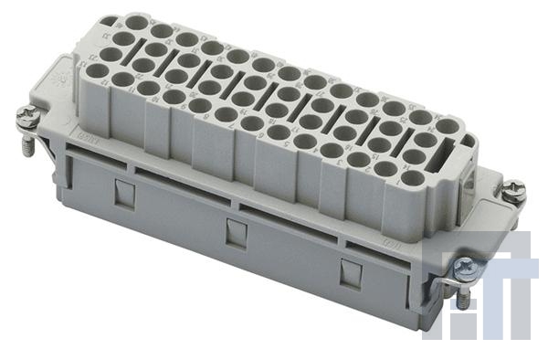 C146-10B046-500-10 Сверхмощные разъемы питания Socket Insert 46 Way Heavy Mate