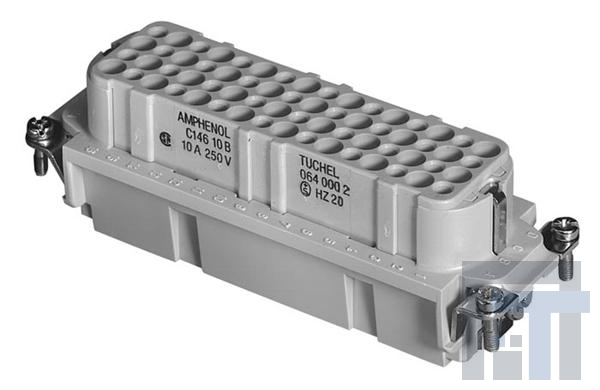 C146-10B064-500-2 Сверхмощные разъемы питания Socket Insert 64 Way Heavy Mate