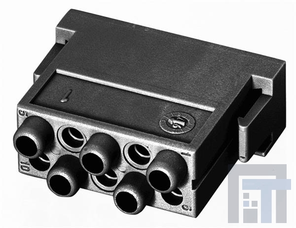 C146-D10-001-E8 Сверхмощные разъемы питания 10 Pole Pin Module Heavy Mate