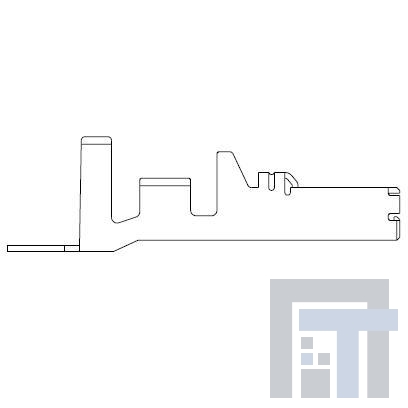 DF22A-1416PC Электропитание платы AWG14 TO 16 IN LINE PLG CONT