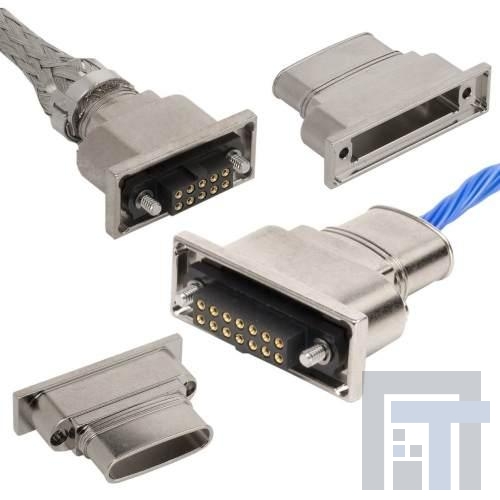 M80-4D10642S1 Электропитание платы 3+3 POS FEMALE CRIMP WITH BACKSHELL