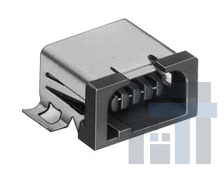 MQ172X-4PA(66) Электропитание платы REC 4POS SMT LOW PROFILE