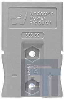 SBS50GRA-BK Сверхмощные разъемы питания SBS50 2P HOUSING ONLY, GRAY - BULK