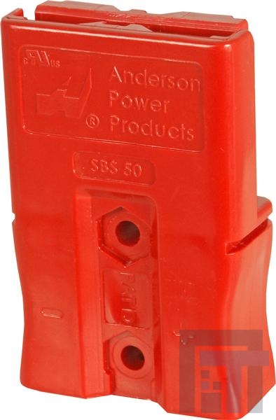 SBS50RED Сверхмощные разъемы питания SBS50 2P HOUSING ONLY, RED