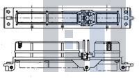 1-208597-4 Разъемы стоек и панелей CONN ASY PLUG SZ 1 TYPE 600