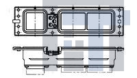 1-208970-5 Разъемы стоек и панелей CONNECTOR SIZE 2 RECEPT-NIC 6