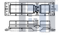 1-208972-4 Разъемы стоек и панелей CONN ASSY ARINC 600