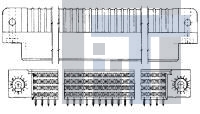 1-533939-0 Высокоскоростные/модульные разъемы HDI RECP ASSY 4 ROW 300 POS