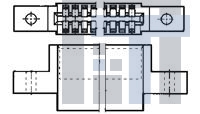 1-583718-5 Разъемы DIN 41612 TW LEAF CRP HSG 40P