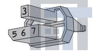 100526-3 Жесткие метрические разъемы Z-PACK F.CODING KEY