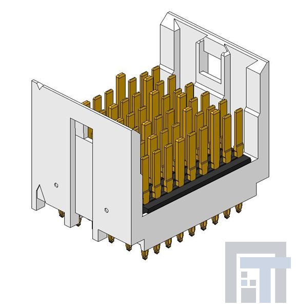 10056101-1050011LF Высокоскоростные/модульные разъемы 54 POS VERTICAL 2 WALL SIGNAL HDR