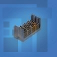 10091767-00C-20DLF Высокоскоростные/модульные разъемы XCEDE 2W 4PVH 6COL XCEDE 2 WALL HEADER