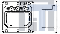 1218639-1 Разъемы стоек и панелей ARINC ASSY MME1R57S-0001(204)