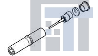 1218820-1 Разъемы стоек и панелей COAX SZ 8 ARINC SOCK