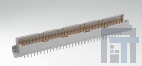 121A10569X Разъемы DIN 41612 96 POS TYPE R MALE SOLDER PIN