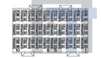 1469001-1 Жесткие метрические разъемы Z-PACK HM-ZD RECPT