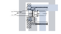 148533-1 Жесткие метрические разъемы PWR CONT MALE SHRTCP MFBL10AMP