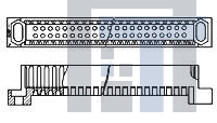 167798-1 Разъемы DIN 41612 2X32P BRIDGE