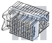 170530-3138 Высокоскоростные/модульные разъемы IMPACT 3X8 85OHM GL DC KEY A 0.39