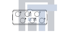 1738096-1 Разъемы стоек и панелей INSERT ASY PIN ARR 06 ENVIRON KEY A