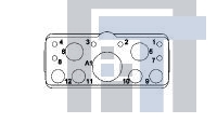 1738107-1 Разъемы стоек и панелей INSERT ASY,PIN,ARR 13C1