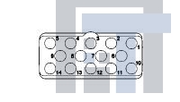 1738121-1 Разъемы стоек и панелей ASY,INSERT,PIN GPRBE14PB
