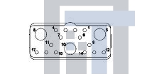 1738126-1 Разъемы стоек и панелей ASY,INSERT,PIN GPRBE17PA