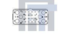 1738156-1 Разъемы стоек и панелей INSERT ASY,PIN ARR 28