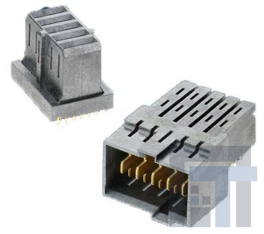 1982257-5 Жесткие метрические разъемы Z-PACK SLIM UHD PWR 6C 5R VERT RCPT