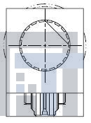 2-2000677-0 Высокоскоростные/модульные разъемы Housing GuideModule R/A 20.3mm Machined