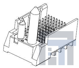 2007777-3 Высокоскоростные/модульные разъемы 3PR10COL LEFT GUIDED OPEN END WALL S MOD
