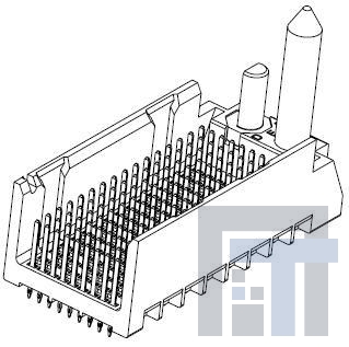 2007793-3 Высокоскоростные/модульные разъемы 3PR16COL LEFT GUIDED OPEN END WALL S MOD