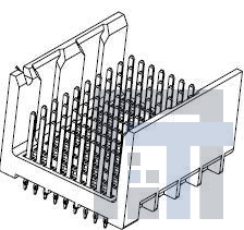 2007816-3 Высокоскоростные/модульные разъемы 4PR 10COL HDR UNGUID OPEN END WALL S MOD