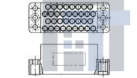 200837-2 Разъемы стоек и панелей 34 POS CONN