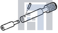 200867-1 Разъемы стоек и панелей SERIES M JACKSCREW