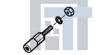 200875-8 Разъемы стоек и панелей SERIES M JACKSCREW SOCKET AS