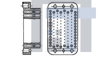 201037-1 Разъемы стоек и панелей 104 PL. FEM. BLOCK-