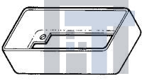 201368-4 Разъемы стоек и панелей 75 PL EXT PIN HOOD