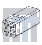 202625-2 Разъемы стоек и панелей RECEPTACLE 4 POS