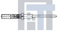 204978-3 Разъемы стоек и панелей PIN CONTACT, SZ 16