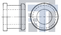 205402-3 Разъемы стоек и панелей COAX SEALING BOOT ARINC 400