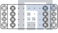 205689-2 Разъемы стоек и панелей PIN BLOCK 28 POS SPL PLUG 28P PNL MNT BLK